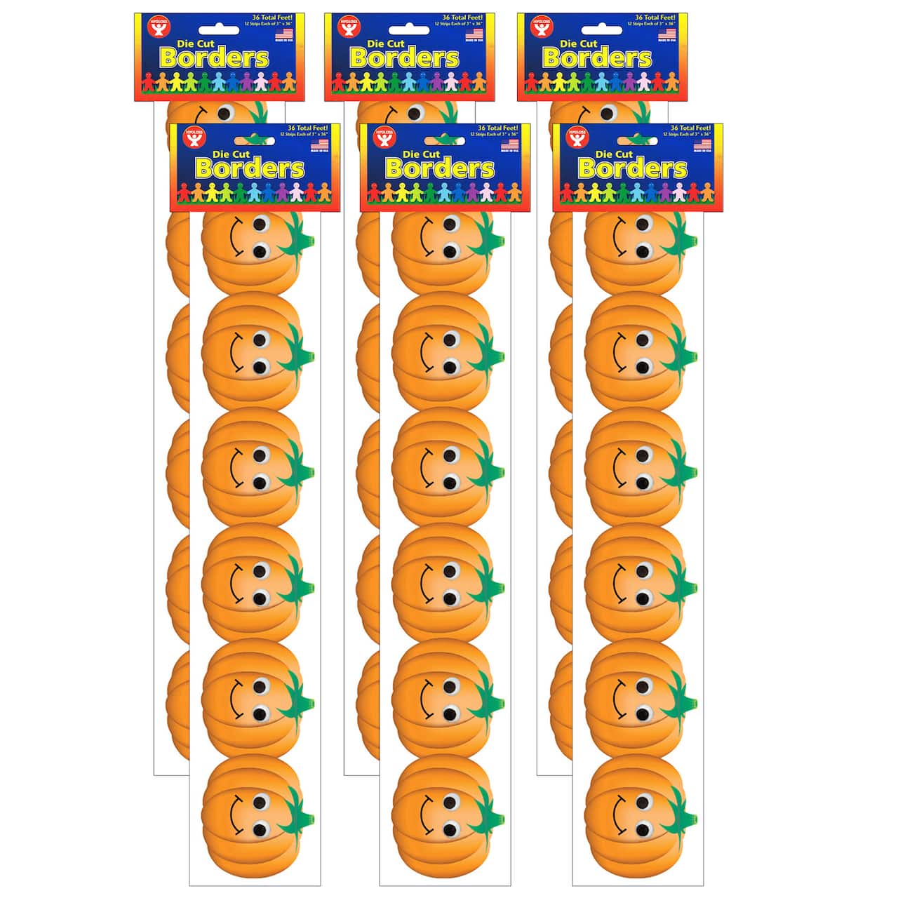 Hygloss® Mighty Brights™ Die Cut Borders, 216ft.